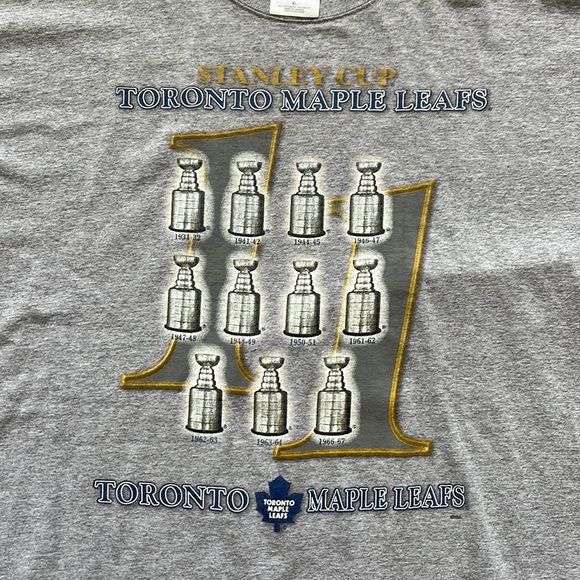 Vintage Toronto Maple Leafs T-Shirt / XL / Stanley Cup / NHL - Picture 2 of 6